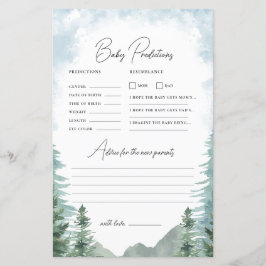 アドベンチャーベビーシャワー予測&アドバイスゲーム