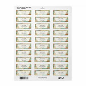 アドベンチャーベビーシャワー差出人住所ラベル旅行 ラベル (フルシート)