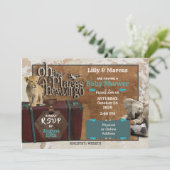 アドベンチャーベビーシャワー招待状 招待状 (スタンド正面)