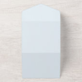 アドベンチャーベビーシャワー水の色キャンパー オールインワン招待状 (外側)