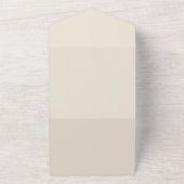 アドベンチャーベビーシャワー水彩樹 オールインワン招待状 (外側)