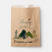 アドベンチャーベビーシャワー フェイバーバッグ (正面)