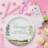 アドベンチャーベビーシャワー ペーパープレート (パーティー)