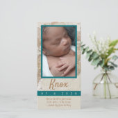 アドベンチャーベビー写真のお知らせ サンキューカード (スタンド正面)