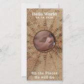 アドベンチャーベビー写真のお知らせ サンキューカード (裏面)