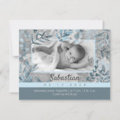 アドベンチャーベビー写真のお知らせ サンキューカード (裏面)