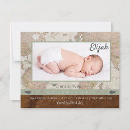 アドベンチャーベビー写真のお知らせ サンキューカード