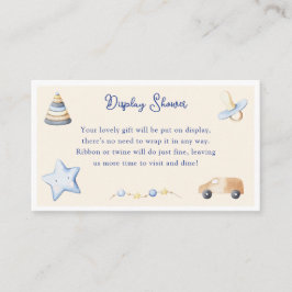 アドベンチャーボーイベビーおもちゃ赤ちゃんシャワー表示シャワー エンクロージャーカード