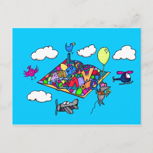 アドベンチャーポストカードにマウス ポストカード (正面)