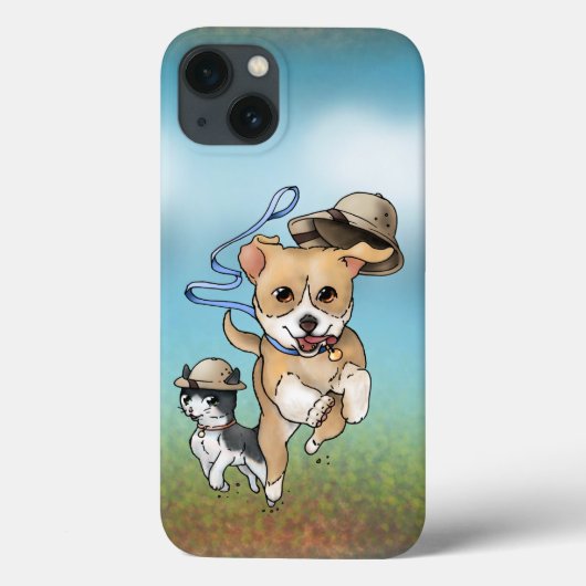 アドベンチャーポンプと子猫 Case-Mate iPhoneケース (裏面)