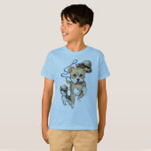 アドベンチャーポンプと子猫 Tシャツ (正面フル)