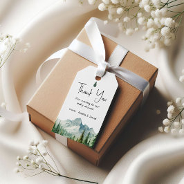 アドベンチャーマウンテンサンキューユーメッセージカード ギフトタグ