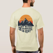 アドベンチャーマウンテンサンライズTシャツ Tシャツ (裏面)