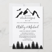 アドベンチャーマウンテンズリハーサルディナー招待状 招待状 (正面)