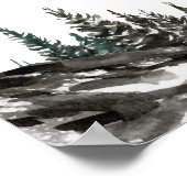 アドベンチャーマウンテンフォレスト赤ちゃんシャワーへようこそ ポスター (角)