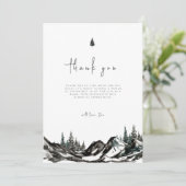 アドベンチャーマウン素朴テンの森のベビーシャワー サンキューカード (スタンド正面)