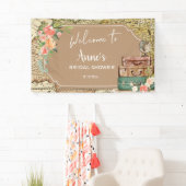 アドベンチャーマップブライダルシャワーパーティーバナー 横断幕 (インサイチュ)