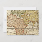 アドベンチャーマップ ブライダルシャワー 感謝カード 招待状 (裏面)