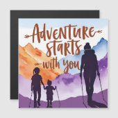 「アドベンチャーママ&キッズ – ハイキングボンドアート」 (正面/裏面)