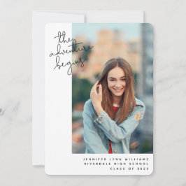 アドベンチャーモダンが卒業写真を開始 案内状