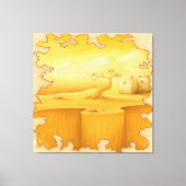 アドベンチャーモチーフ絵画の「世界の端」 キャンバスプリント (正面)