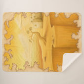 アドベンチャーモチーフ絵画の「世界の端」 シェルパブランケット (正面(横))