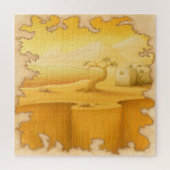 アドベンチャーモチーフ絵画の「世界の端」 ジグソーパズル (縦)