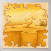 アドベンチャーモチーフ絵画の「世界の端」 ポスター (正面)