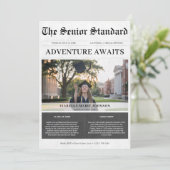 アドベンチャーユニークが新聞卒業写真を待つ 招待状 (スタンド正面)