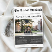 アドベンチャーユニークが新聞卒業写真を待つ 招待状