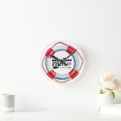 アドベンチャーライフリングや輪 ラウンド壁時計 (ホーム)