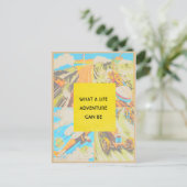 アドベンチャーライフ旅行はがき ポストカード (スタンド正面)