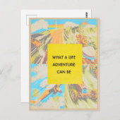 アドベンチャーライフ旅行はがき ポストカード (正面/裏面)