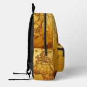 アドベンチャーレザールックバックパック プリントバックパック (左)