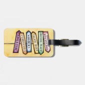 アドベンチャーロードサイン荷物タグ ラゲッジタグ (裏面横)