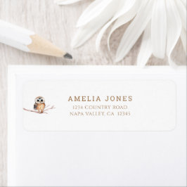 アドベンチャーワアウェイズウッドランドテディベアアドレス ラベル