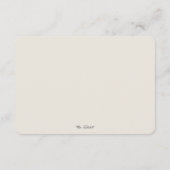 アドベンチャーワアウェイズウッドランドブックスベビーリクエスト エンクロージャーカード (裏面)