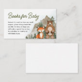 アドベンチャーワアウェイズウッドランドブックスベビー エンクロージャーカード (正面/裏面)