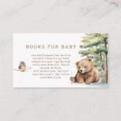 アドベンチャーワアウェイズウッドランドベアブックベビー エンクロージャーカード (正面)