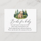 アドベンチャーワアウェイズウッドランドベアブックベビー エンクロージャーカード (正面)