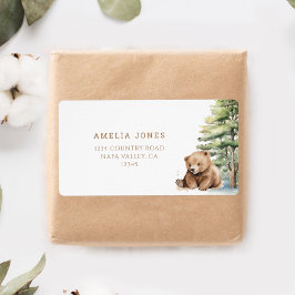 アドベンチャーワアウェイズウッドランドベア配送先住所 ラベル