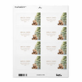 アドベンチャーワアウェイズウッドランドベア配送先住所 ラベル (フルシート)