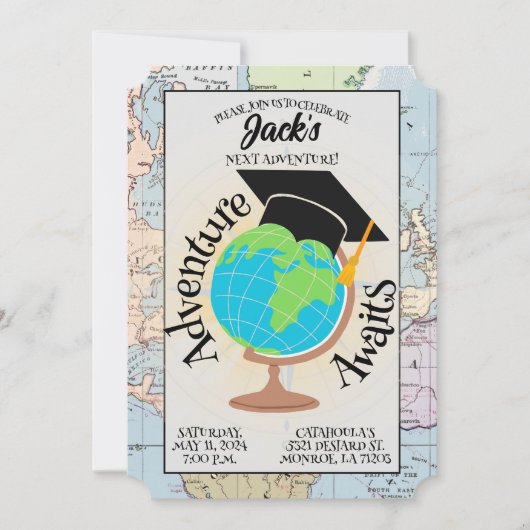 アドベンチャーワアウェイズエクセシションパーティー招待状 招待状 (正面)