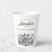 アドベンチャーワアウェイズカップルベビーシャワー山 紙コップ (裏面)