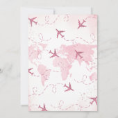 アドベンチャーワアウェイズガールベビーシャワー 招待状 (裏面)