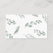 アドベンチャーワアウェイズグリーンマウンテンエンクロージャカード 名刺 (裏面)