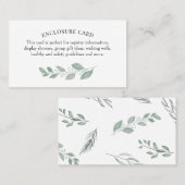 アドベンチャーワアウェイズグリーンマウンテンエンクロージャカード 名刺 (正面/裏面)