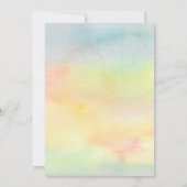 アドベンチャーワアウェイズサファリ動物ベビーシャワー 招待状 (裏面)