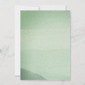 アドベンチャーワアウェイズパインツリーフォレストグリーンリタイア 招待状 (裏面)