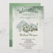 アドベンチャーワアウェイズパインツリーフォレストグリーンリタイア 招待状 (正面/裏面)